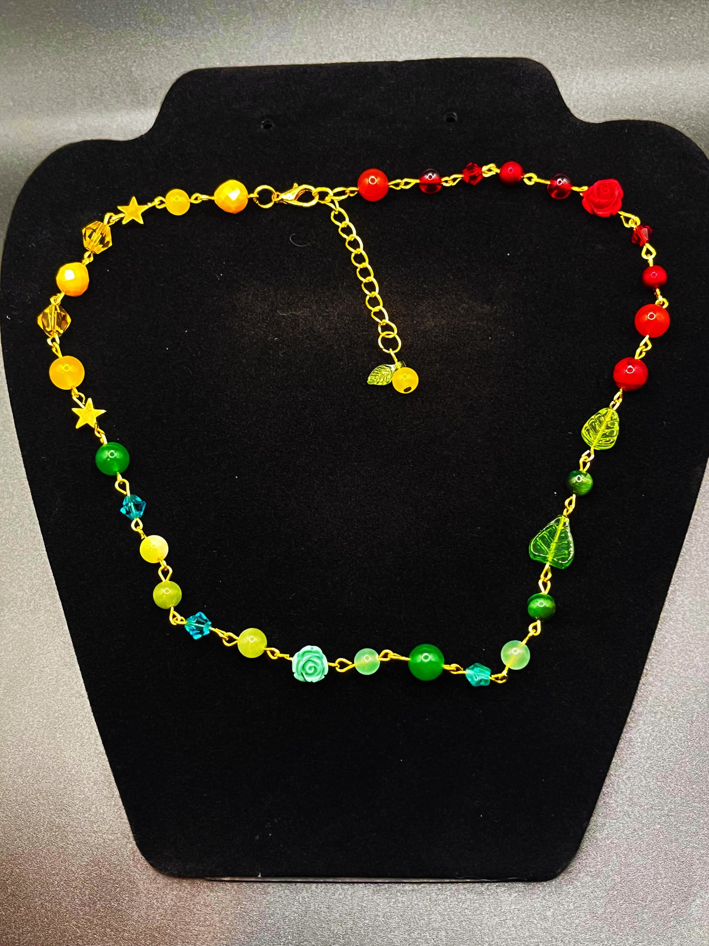 Colors of autumn necklace