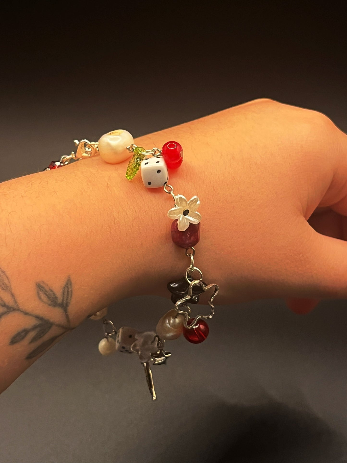 Dice trinket bracelet
