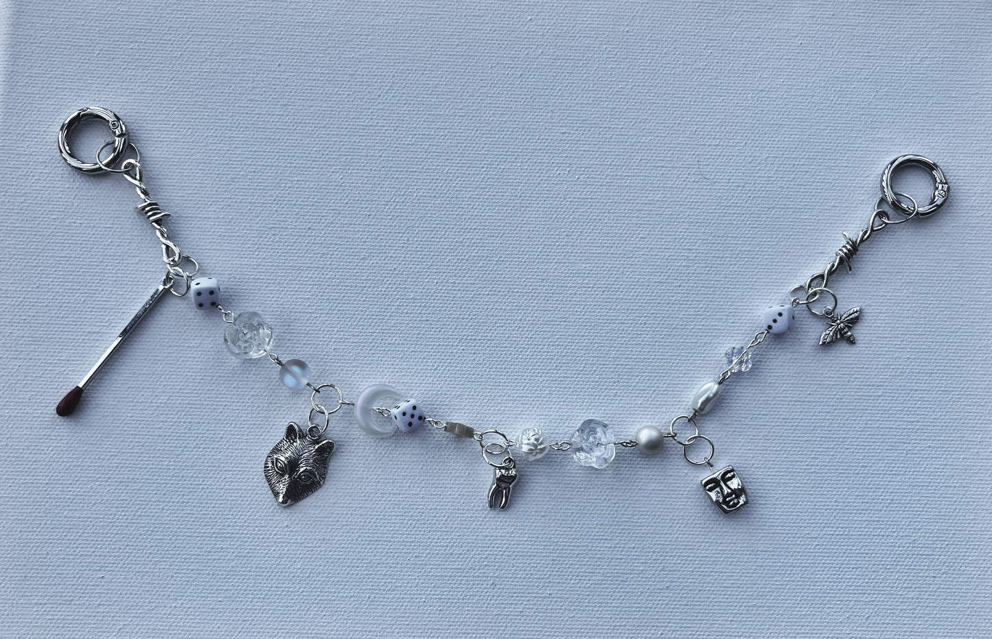 Bag charm or belt loop chain