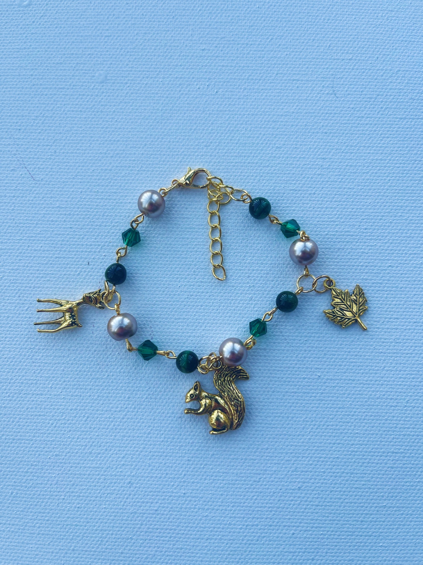 woodland creatures bracelet