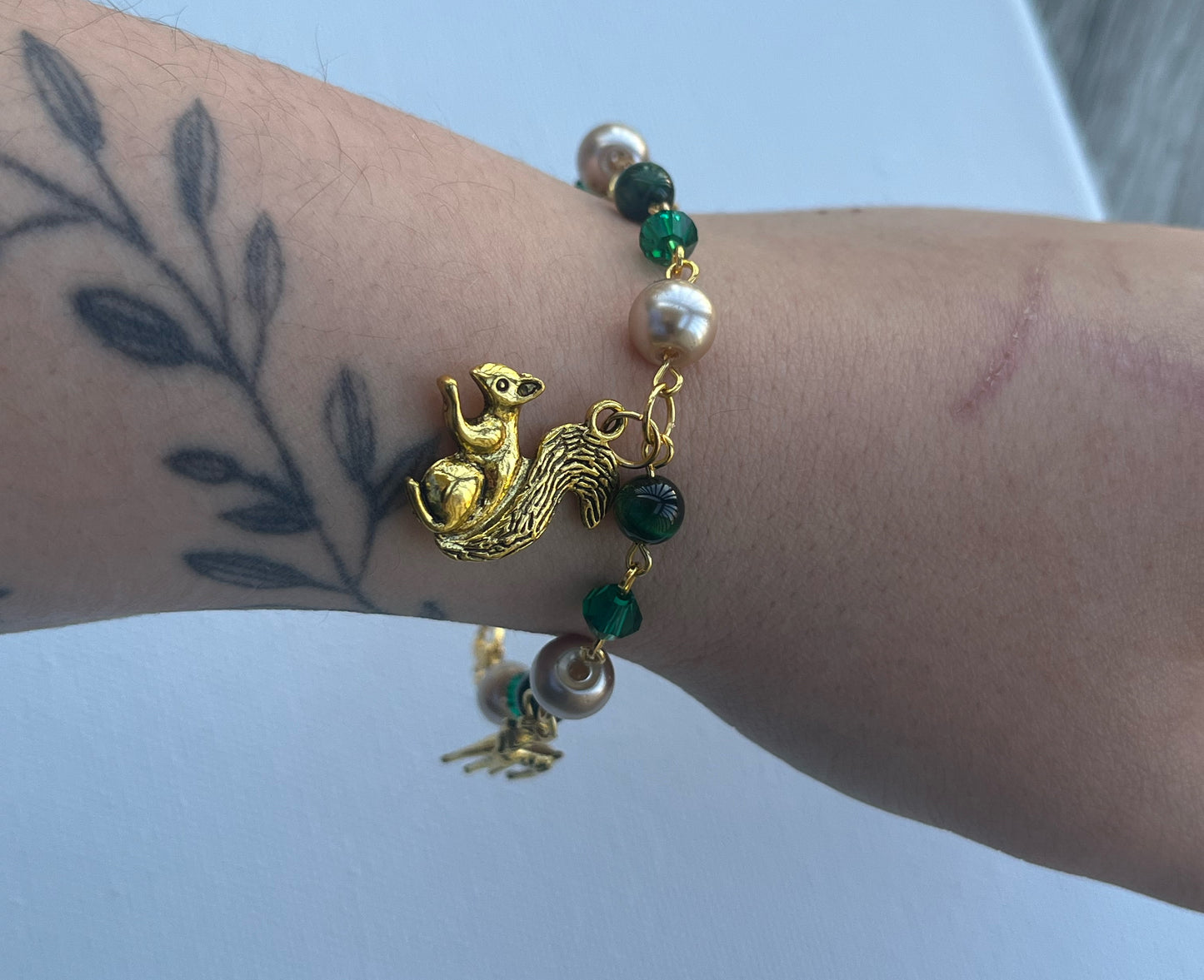 woodland creatures bracelet
